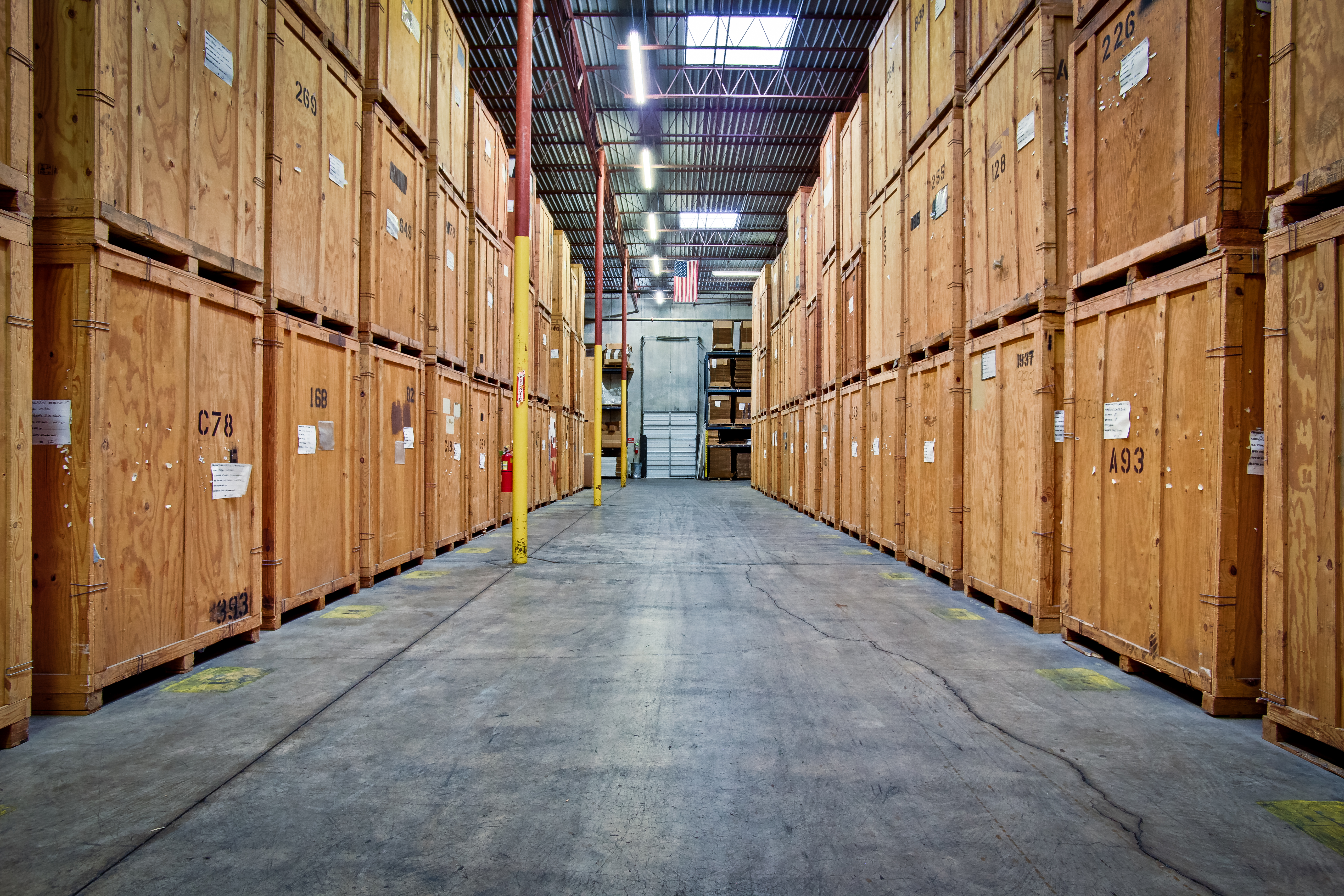 Household goods storage vaults