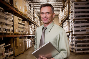 Warehouse full of boxes