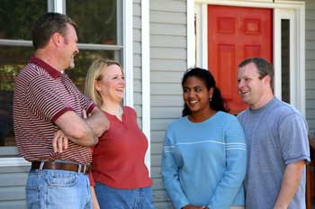 meeting the new neighbors